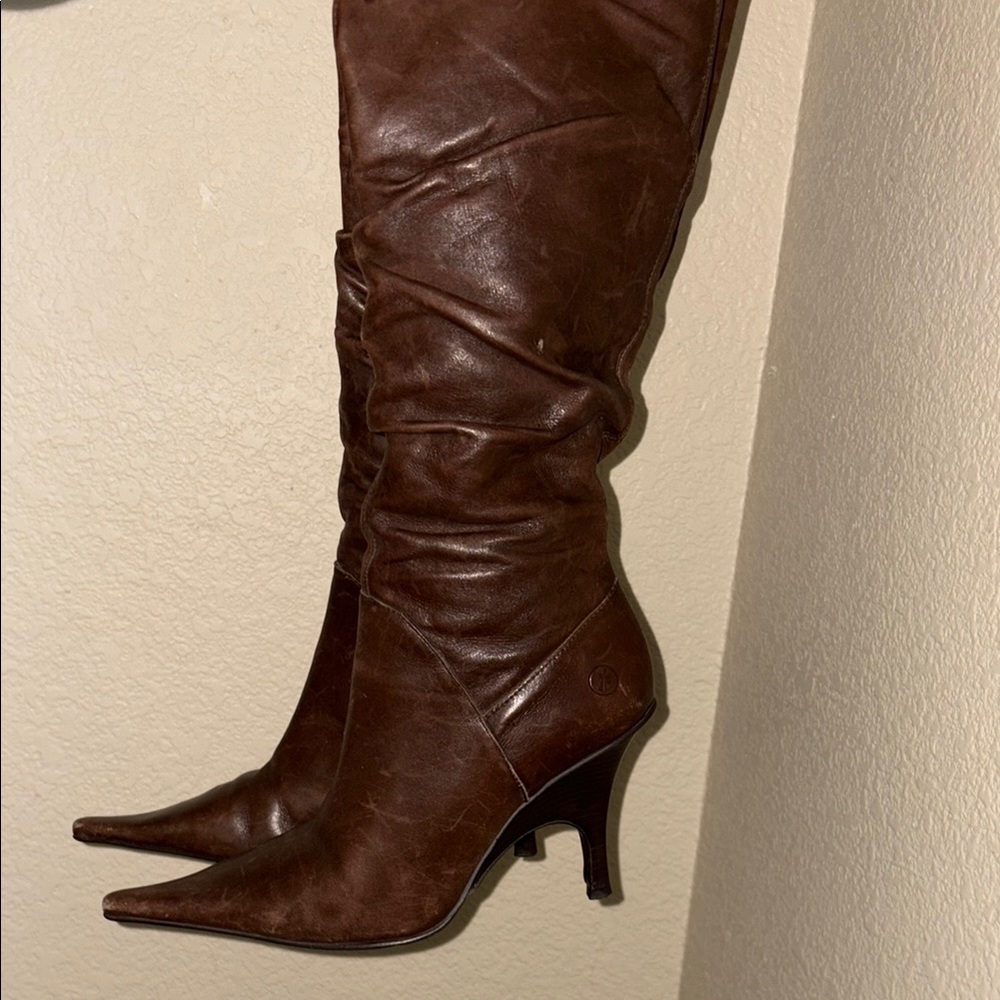 Bronx Brown Leather Women's Boots